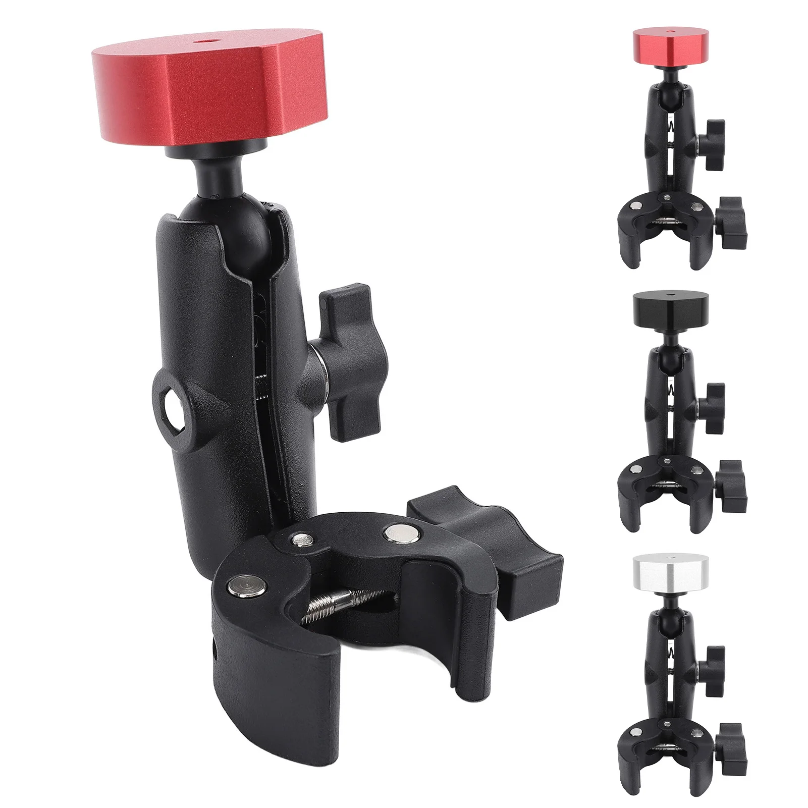 Rv Ladder Mount for Mini ABS Aluminum Alloy Multifunction Adjustable Clamp Mount for Pole RV Trailer Yacht Mount for Mini