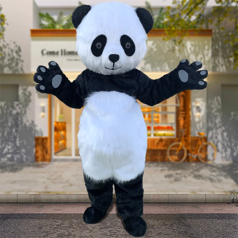 Cute Panda Mascot Plush Costume Cartoon Cosplay Inflatable Costume
