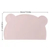Color Kids Portable Baby Silicone Placemat BPA Free Baby Kid Heat Resistant Mat Silicone Table Mat Baby Feeding Dining Table Pad 5