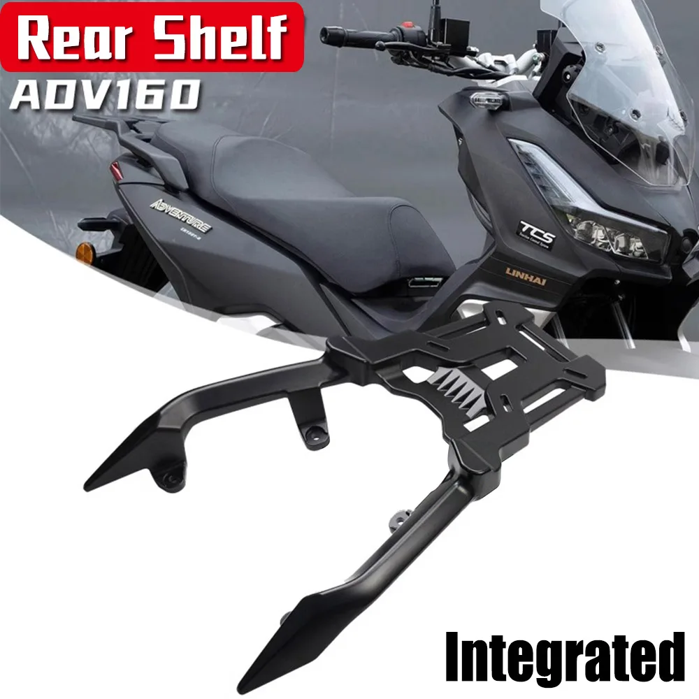 

Для HONDA ADV160 Adv160 новая багажная стойка для мотоцикла ЧПУ задняя стойка комплект для переноски Adv 160 2022-2023