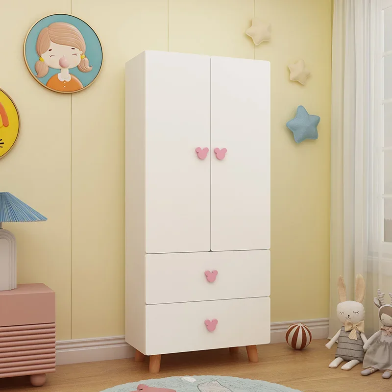Blue Wardrobes Closet Bedroom Shelves Dressers Mobile Storage Organizer Clothes Hangers Kindergarderobe Room Furniture CY50CW