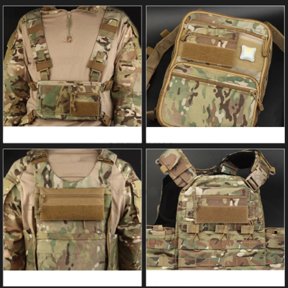 VULPO Tactical Micro Candy Pouch Portable Storage Bag Hunting Vest Pouch For MK3 MK4 Chest Rig Vest 6