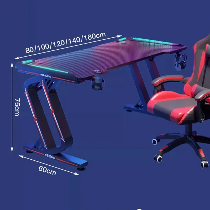 Gaming Setup Accessories Pc Cabinet Monitor Shelf Bureau De Travail Motion Desk Standing Adjustable Height Simple Computer Desks