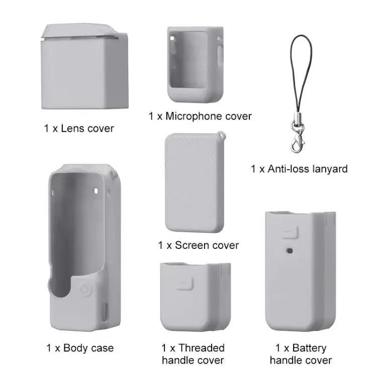Silicone Protective Case with Lens Head Protector