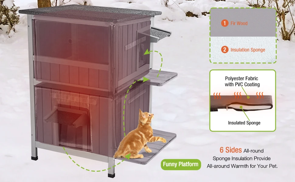 outdoor cat house