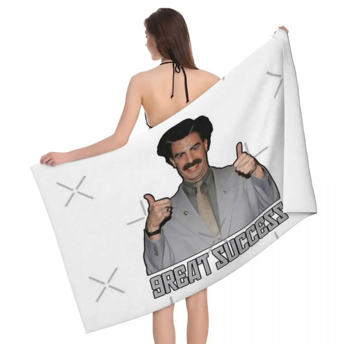 

Borat, большой успех, 80x130 см, банное полотенце, Впитывающее Воду, для школы, праздничный подарок