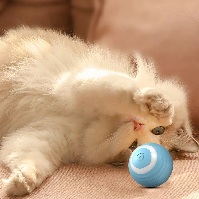 Cat Interactive Ball Smart Cat Toys Indoor Automatic Rolling Magic Ball Dog Toy Ball Automatic Moving Bouncing Rolling Ball 5