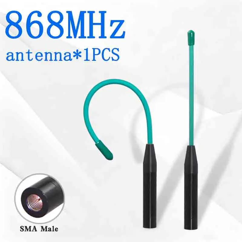 LoRa 868MHz 915MHz 소프트 안테나 (Meshtastic Heltec V3 & V4 ESP 32 장거리용) SMA Male 옴니 안테나 (다양한 색상)