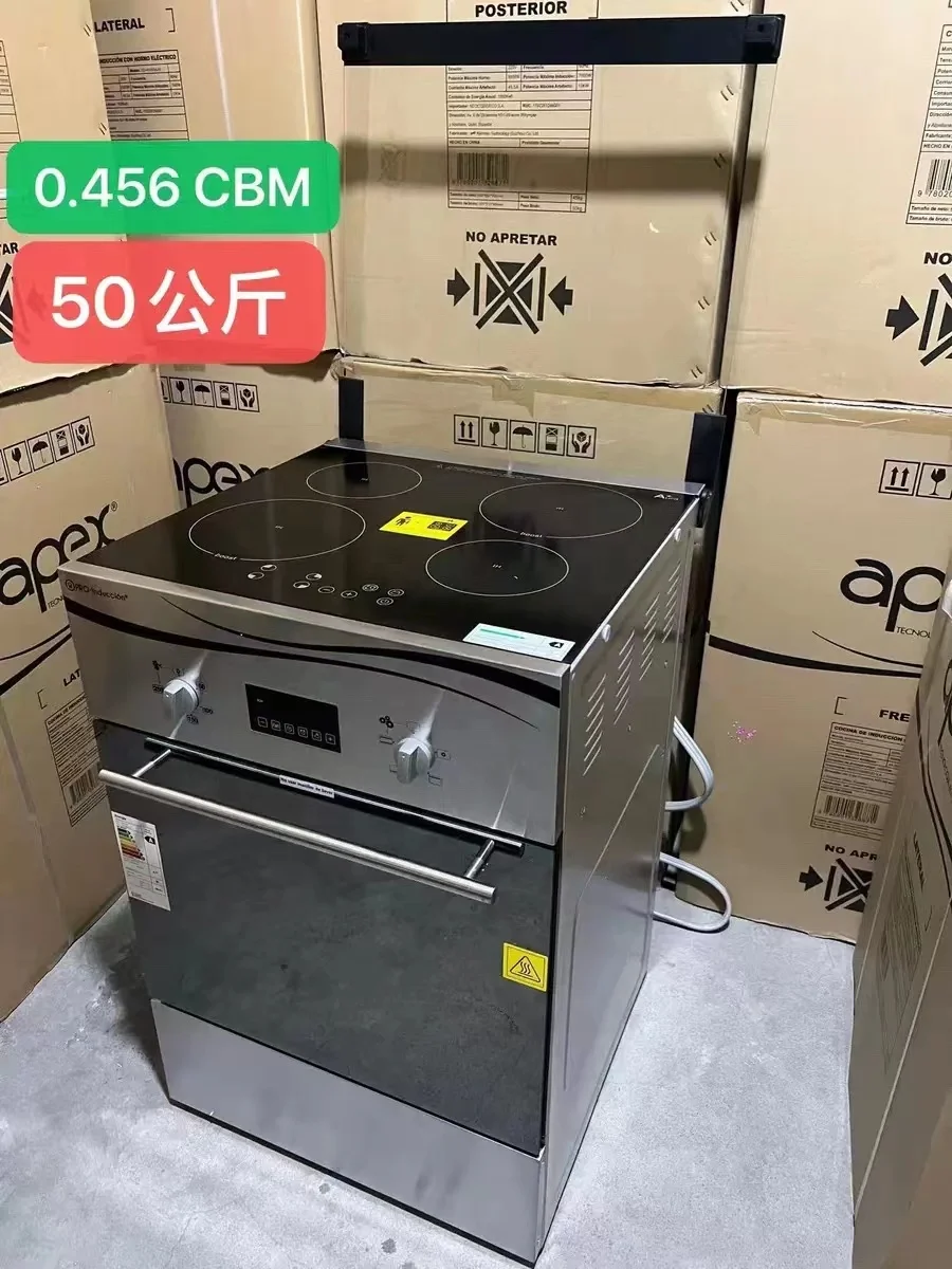 Hot Selling Multi-headed Europea Baking Integrated Oven Stove 4 Electricity Burner Commercial Portable Oven 5