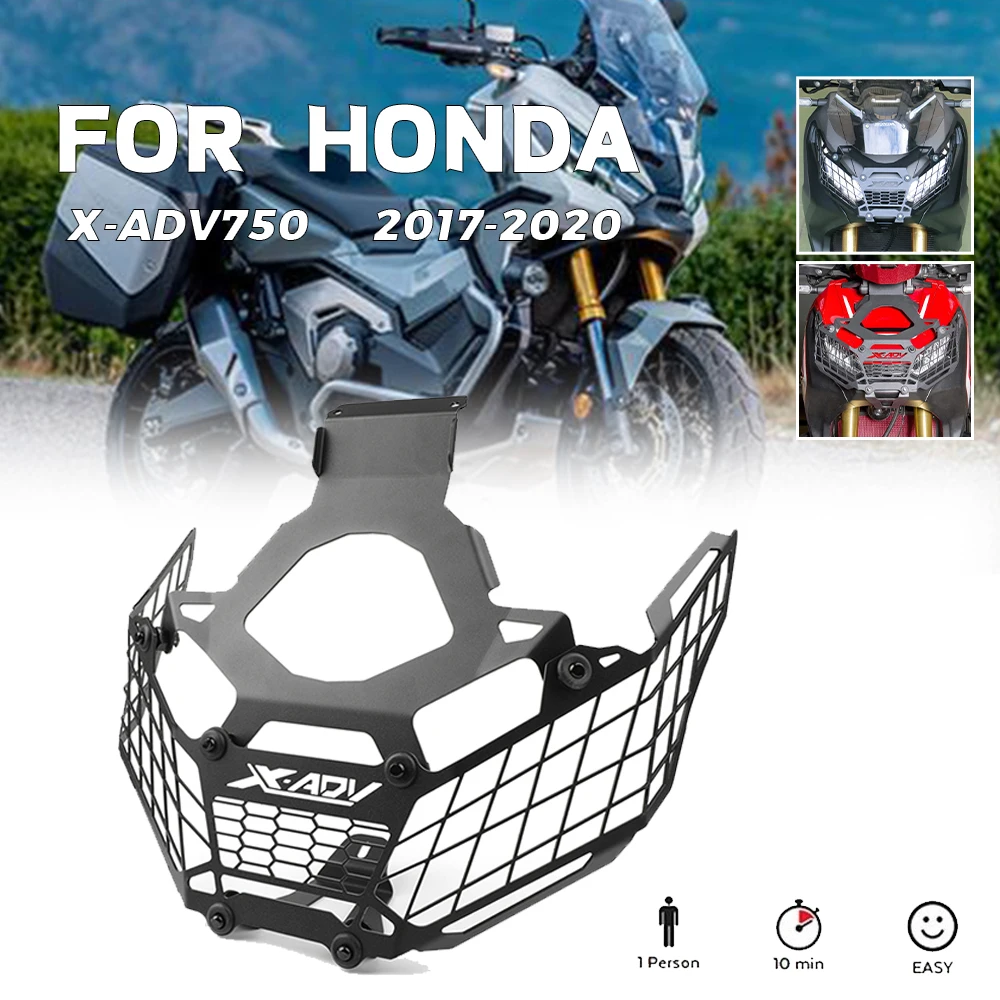 

For HONDA XADV X-adv 750 XADV750 2017-2020 Headlights Protection Cover Motorcycle Modified Accessories Headlapms Mesh Cover Net