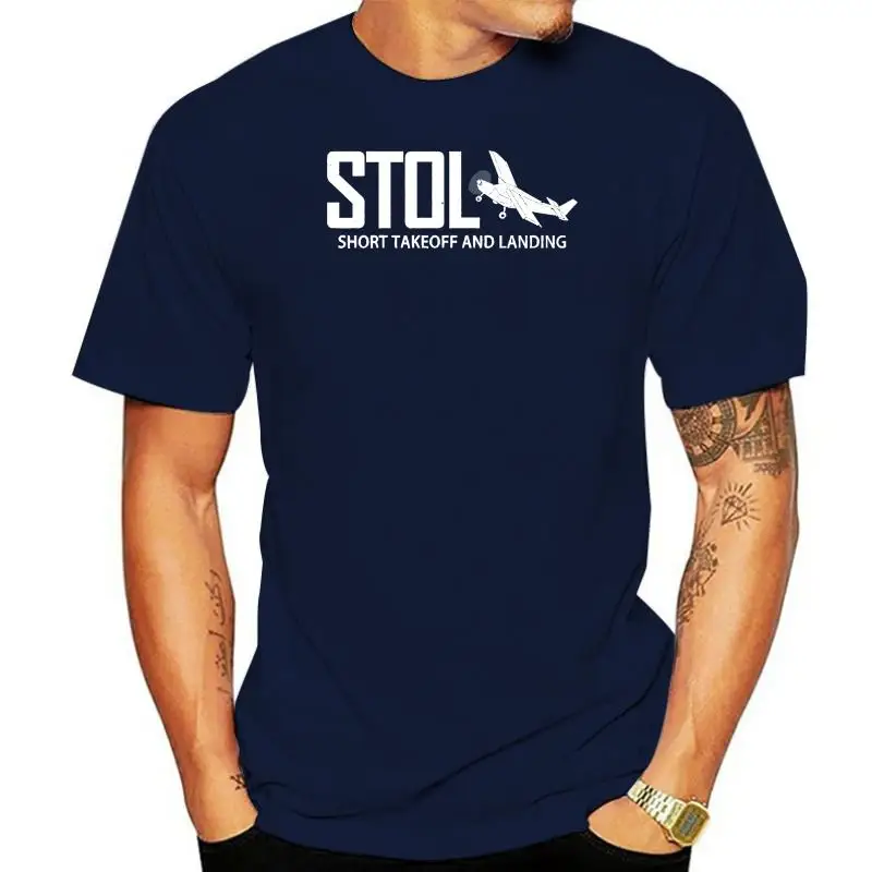 

Stol Aircraft Pilot - Short Takeoff and Landing Airplane Tee sun men T-shirt