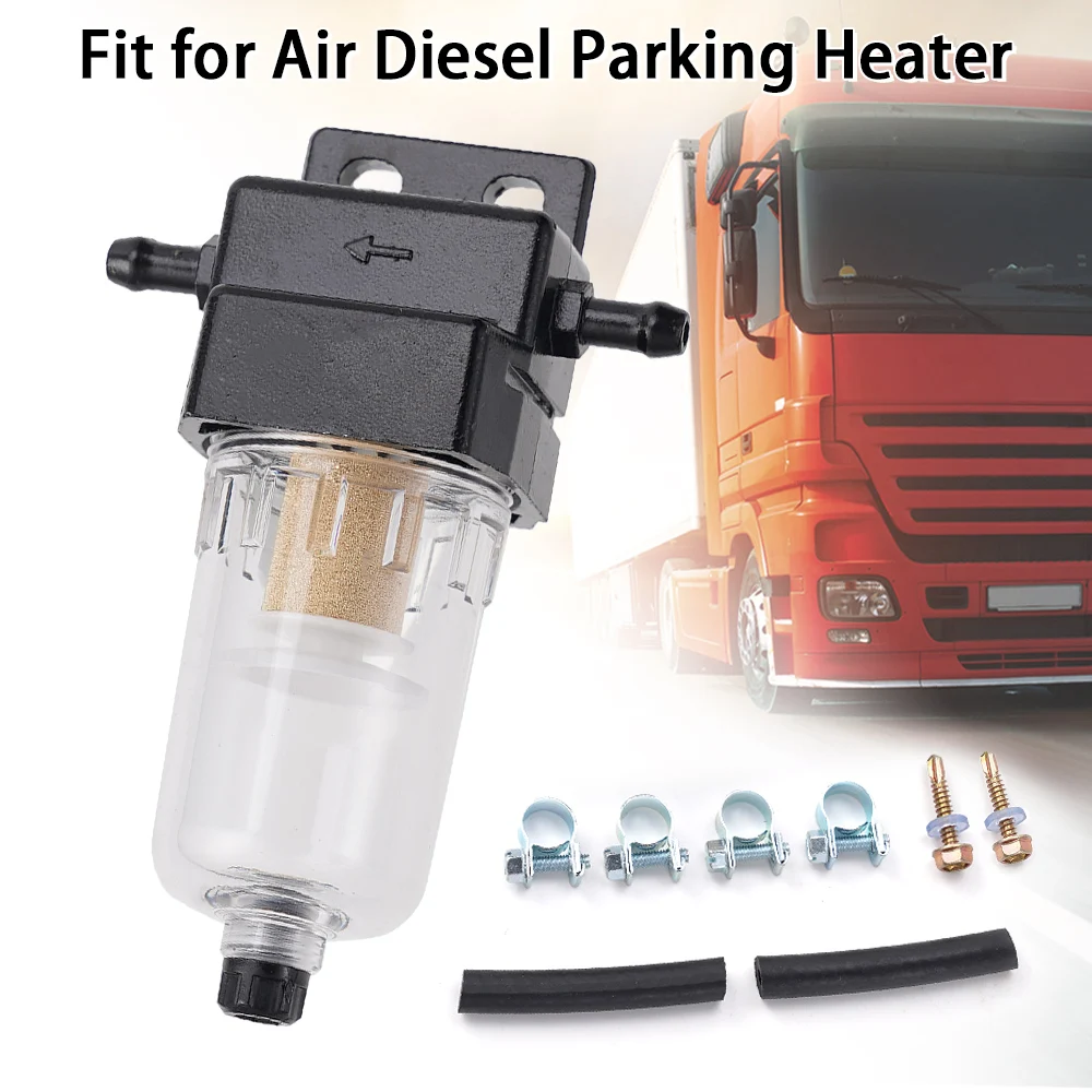 Car Accessories Fuel Oil Filter/Water Separator Kit Heated Diesel Filter for Webasto Eberspacher Heaters Replacement