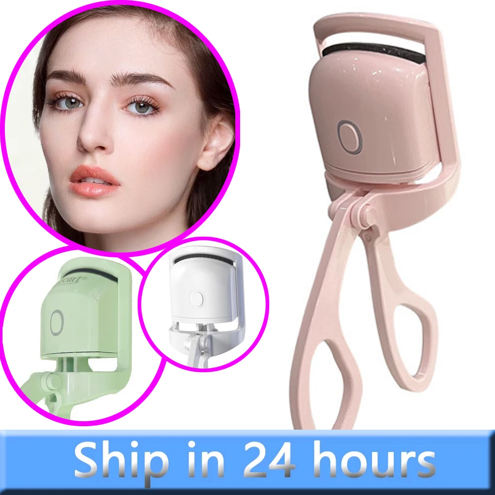150/230ha Portable Electric Thermal Eyelash Curler Comb Long Lasting