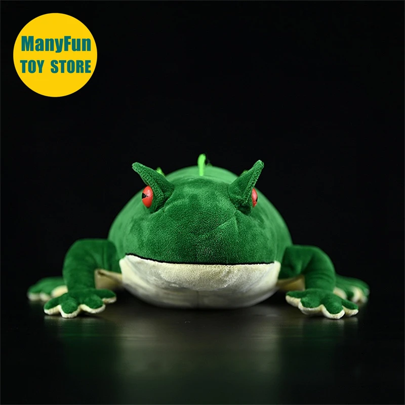 Beelzebufo Plush Toy High Fidelity Horned Frog Plushie Toad Peluche Lifelike Stuffed Animals Simulation Doll Kawai Toy Gifts 4
