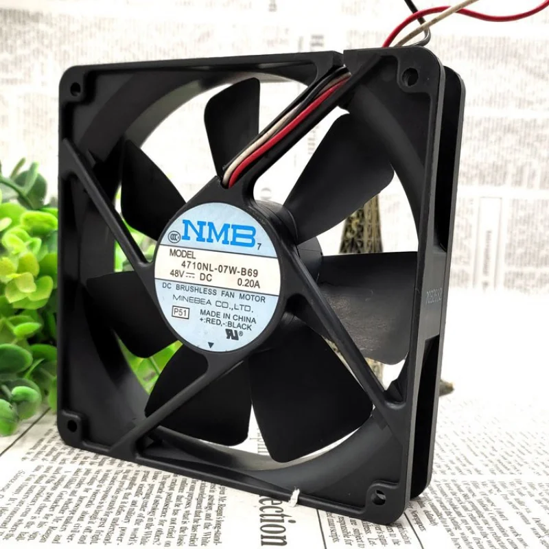 

4710nl-07w-b69 48V 0.20a 12cm/12025 3-Wire Firewall Cooling Fan