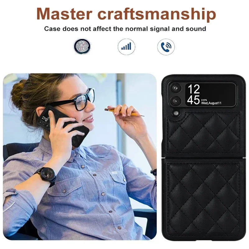 Premium Anti-Drop Leather Flip Phone Case