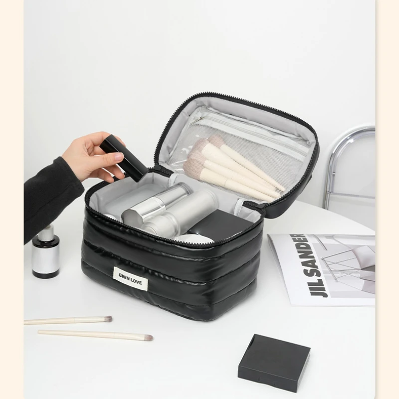 New Makeup Bag Women's Large Capacity Portable Cosmetics Skin Care Storage T ravel Toilery Bag 6