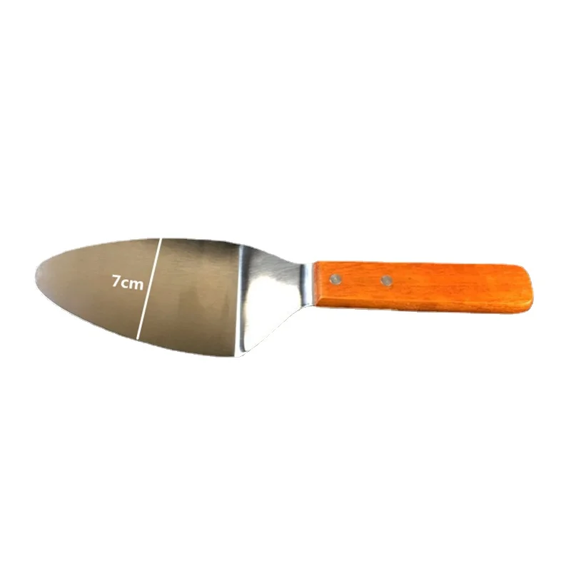 Stainless Steel BBQ Roasting Fork Clamp Shovel, Roast Barbecue Skewers, Wooden Handle, Cooking Spatula, Triangle Steak Tool Sets