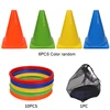 1 Set Party Games Ring Toss Game Carnival Combo Set Soft Plastic Cones Ring Toss Games Throwing Game Toy For Kid Adult 6