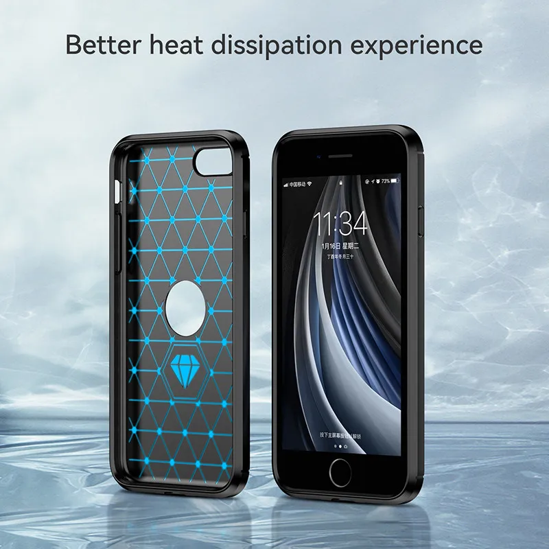 Shockproof Soft Silicone Protective Bumper Case, 4.7-Inch Cover