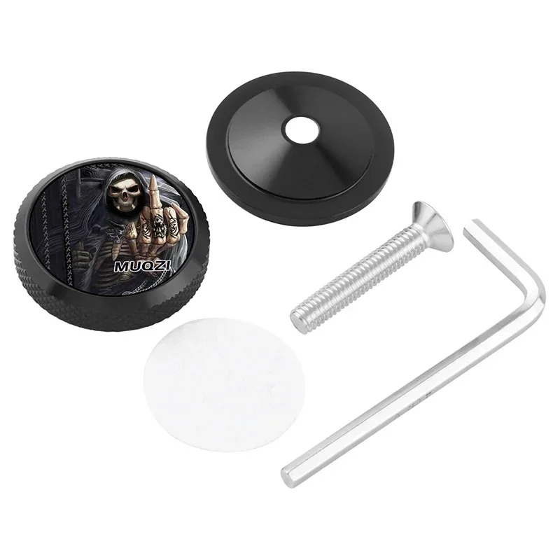 Bike Gps Hidden Bike AirTag Mount - Anti-Theft GPS Tracker Holder For Stem Caps (Fits 1-1/8" To 1-1/4" Headsets) Bike Airtag Holder