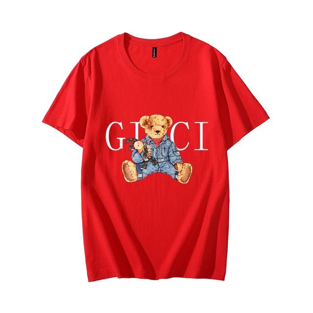 Louis Vuitton Teddy Bear Luxury Brand T-Shirt For Men Women in 2023