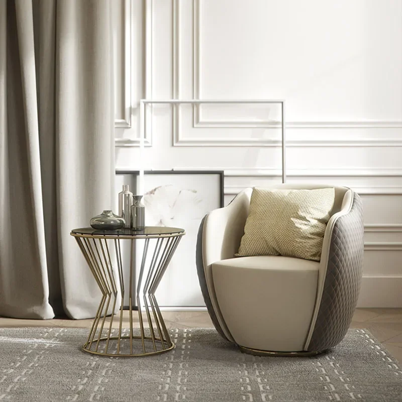 

Strict Selection Luxury Chairs Single Person Sofas Fabric Leisure Chairs Italian Negotiation Minimalist Living Room Furniture