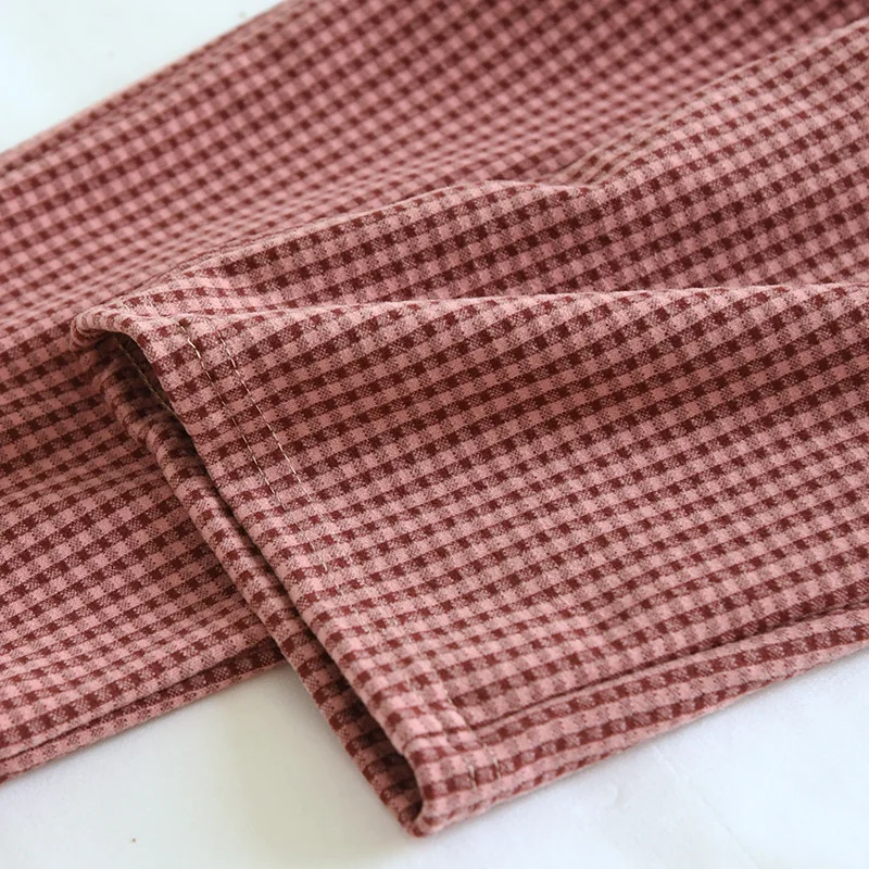 Plaid Dicke Samt Warme Hosen Für Frauen Lounge Tragen Herbst Winter Pyjama Hosen Hause Nachtwäsche Weibliche Pantalones Pijama Mujer – Detail 14