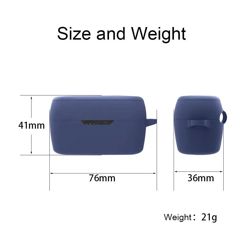 

Protective Silicone Case With Buckle For JBL T280 TWS X Wireless Bluetooth Headphone Cover Accessories