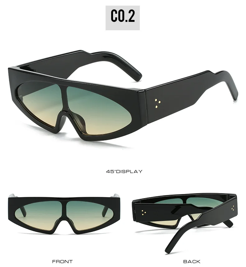 Oversized Sonnenbrille Für Damen Und Herren Mit Uv-schutz_voghion.com