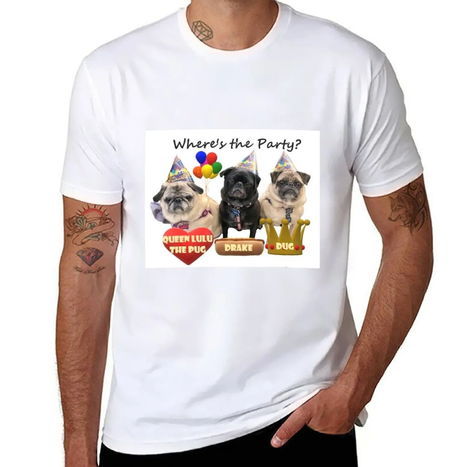 

Where's the Party T-Shirt cute clothes graphics summer clothes men t shirts