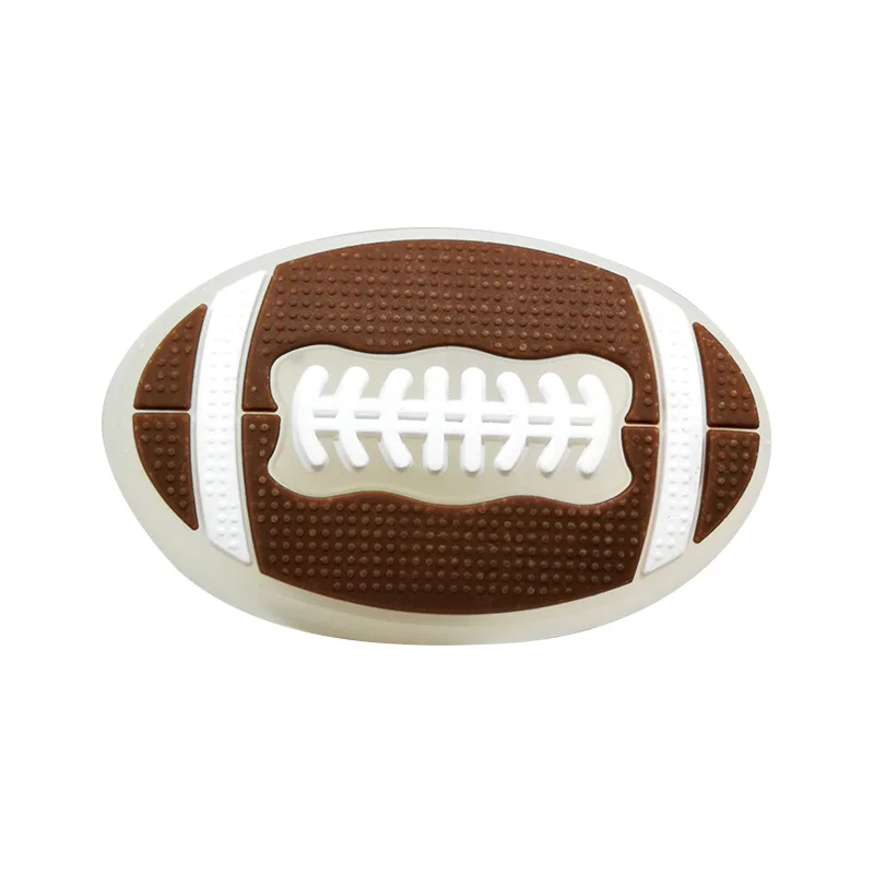 Sports LED Shoe Charms - Football & Basketball Themed Decoration Accessories