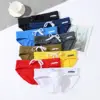 Men's Swimming Trunk Youth Fashion Low Waist Elastic Comfy Tie Up Bulge Pouch Quick Dry Sportswear Hot Spring Beach Board Shorts 5