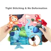 0-36M Baby Early Learning Toy Tail Cloth Book Puzzle Parent-child Interactive Sound Paper Infants Activity Toys for Babies 6