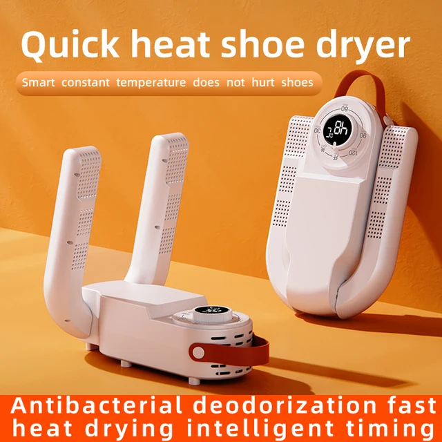 Portable Electric Shoe Dryer Adjustable Shoe and Boot Dryer With Intelligent Timer Foldable Shoe and Boot Dryer Shoe Drying Mach 1