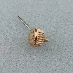 Premium Screw - In Case Replacement with Engraved S on Crown - Includes Crown Tube Rod (NO.4)