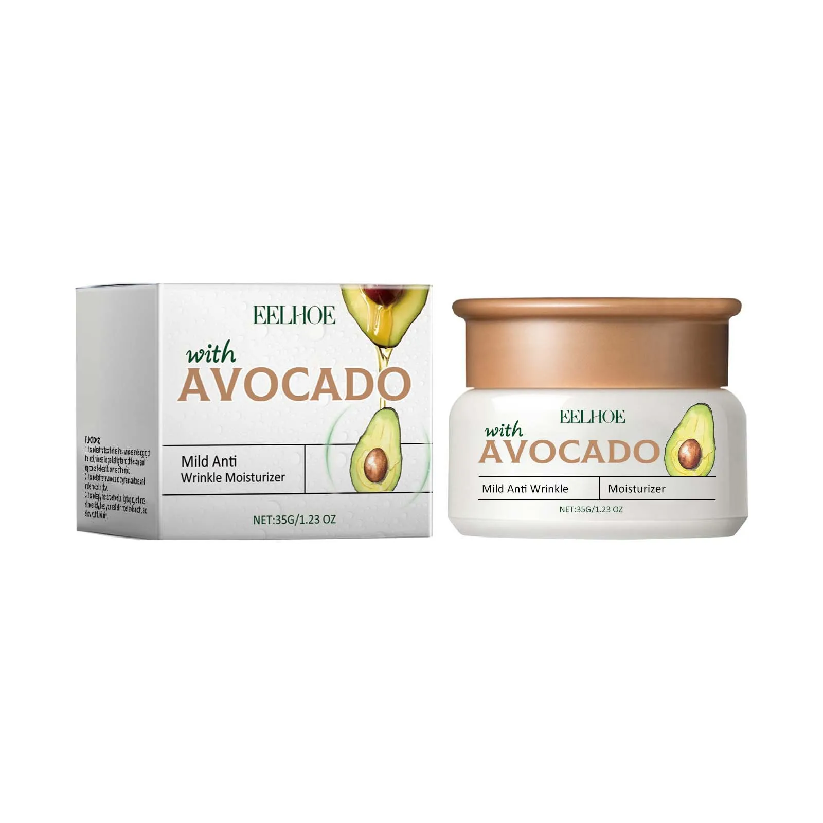 thumbnail image 1 of Crema facial hidratante de aguacate antienvejecimiento Eliminador de arrugas faciales Cuidado facial hidratante Crema facial reafirmante con colágeno, 1 of 4