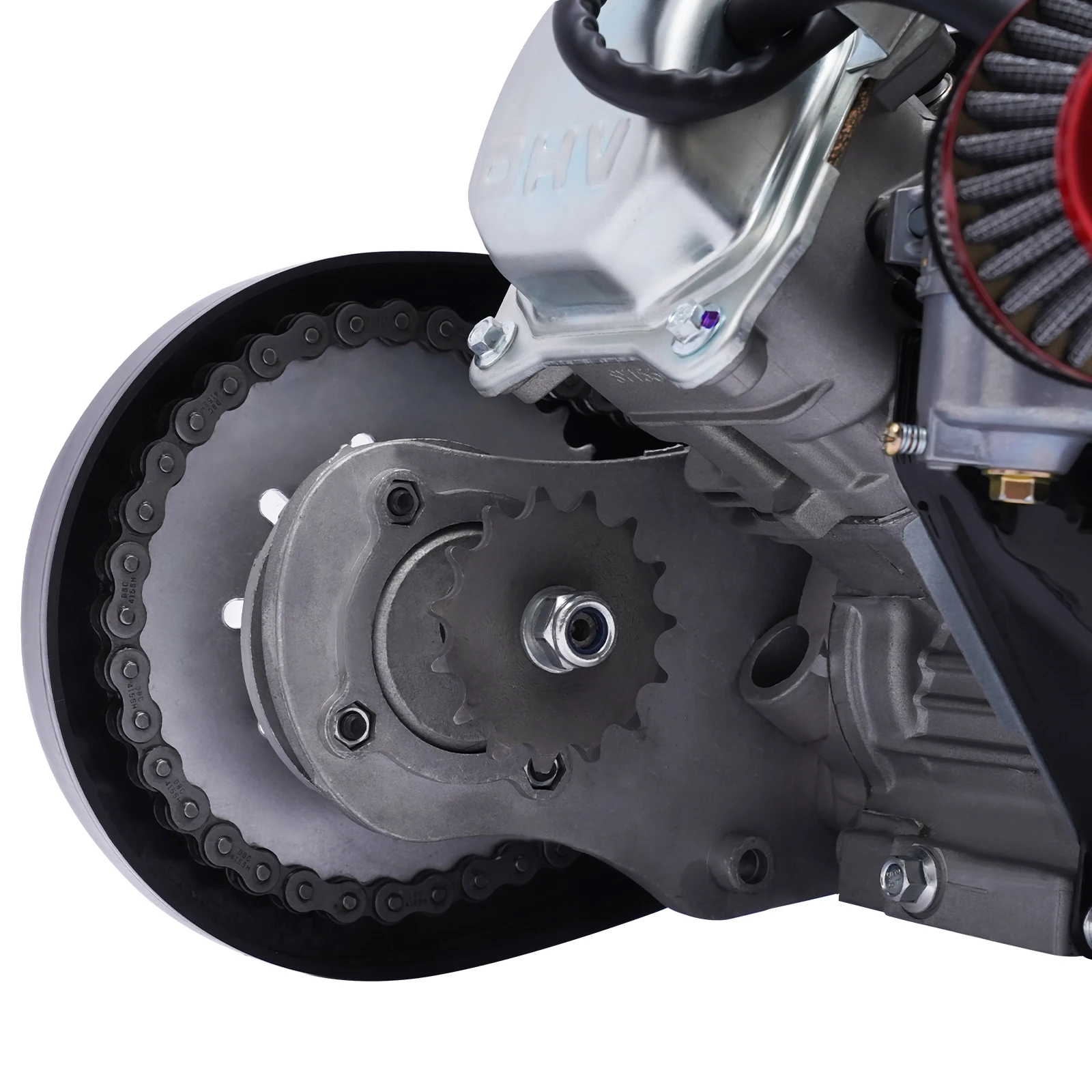 Kit de motor de bicicleta motorizada, bicicleta a gás, único