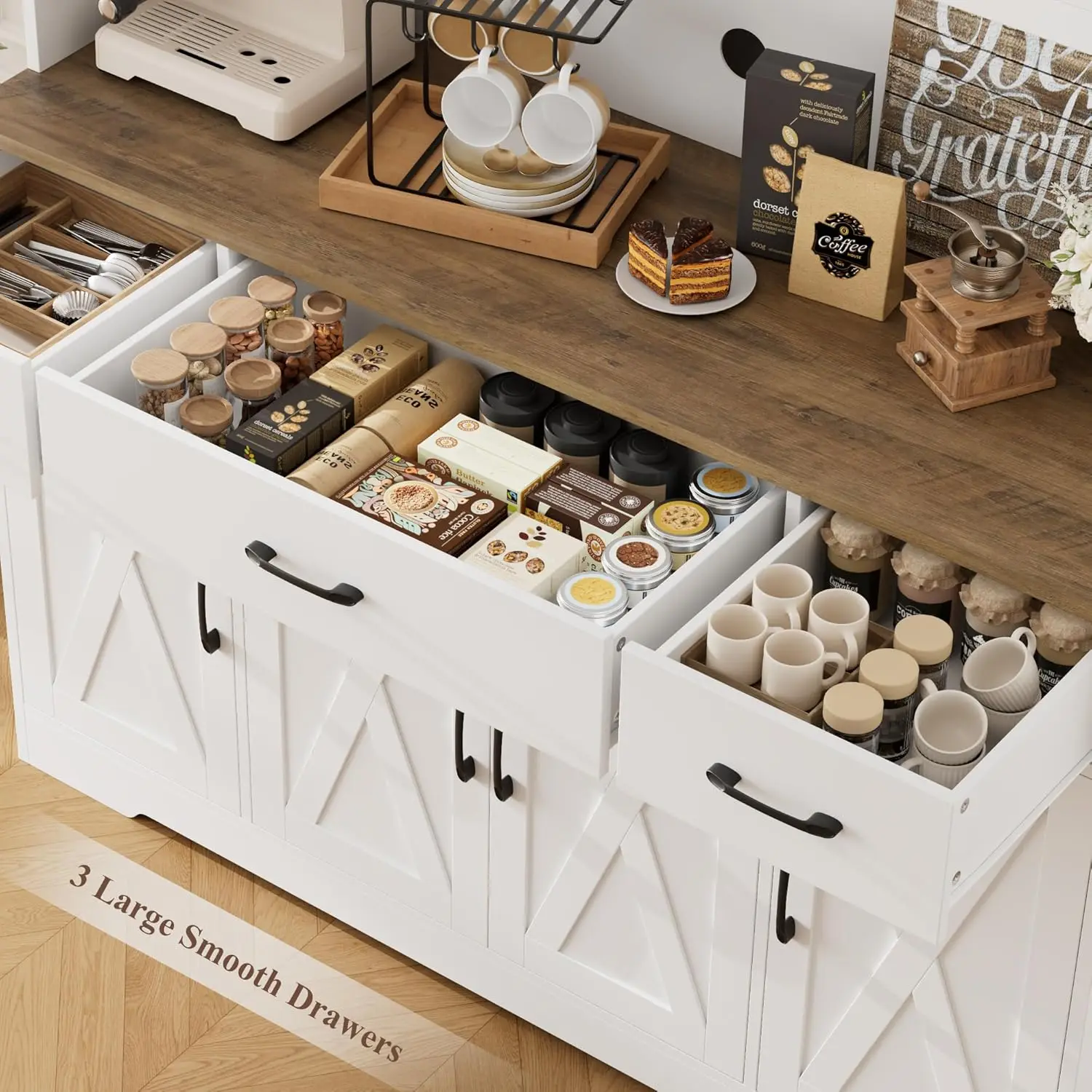 Modern Farmhouse Hutch 5