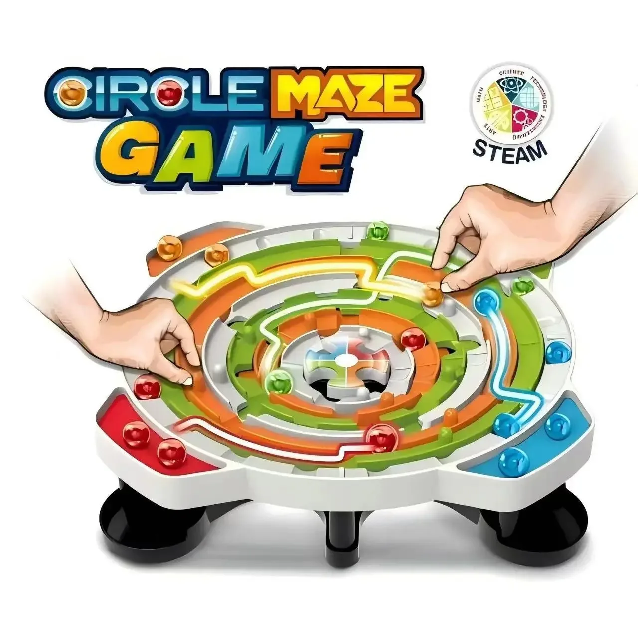 Round Ball Games Parent-child Interactive Puzzle Line Strategy Board Logical Thinking Training Toys Children's Birthday Gift