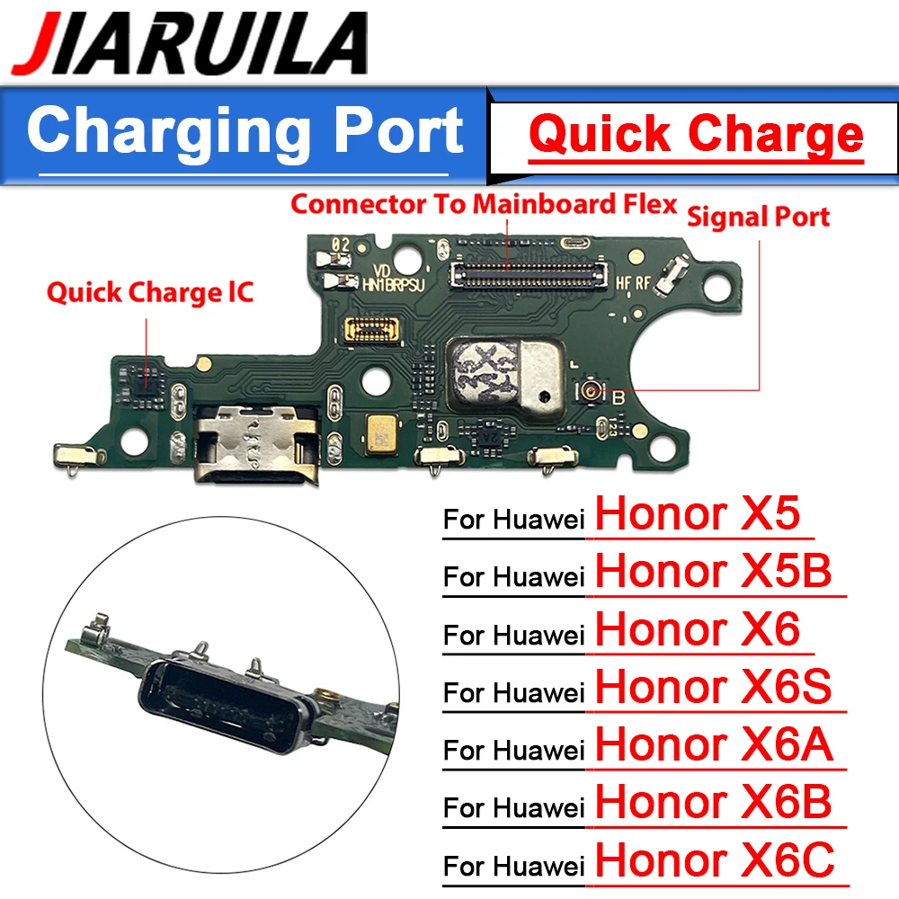 Flet za Honor X6a sa konektorom punjenja (charging board) (Original Quality)