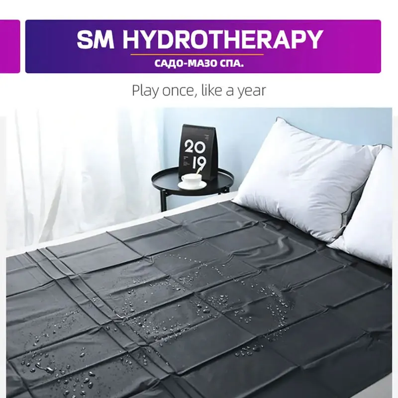 PVC Sexy-sheets 18+ Adult Sex Bed Sheets Sexy Game Vinyl Waterproof Hypoallergenic Mattress Cover Full Queen King Bedding Sheets