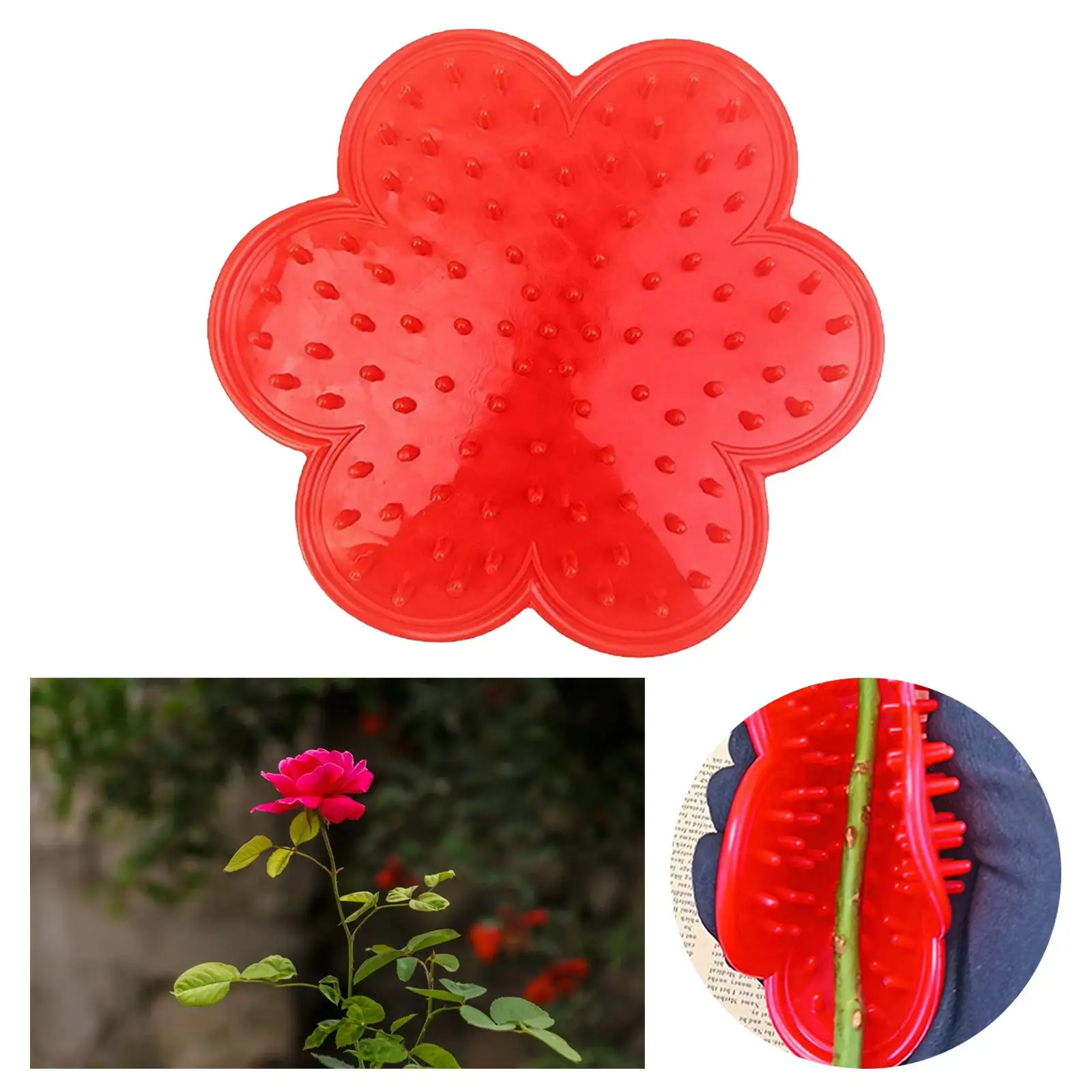 

Thorn Remover Red Easy to Use Safe Rose Stripper Garden Tool Leaf Thorn Stripper Tool for Floral Arrangement Garden Flower Store