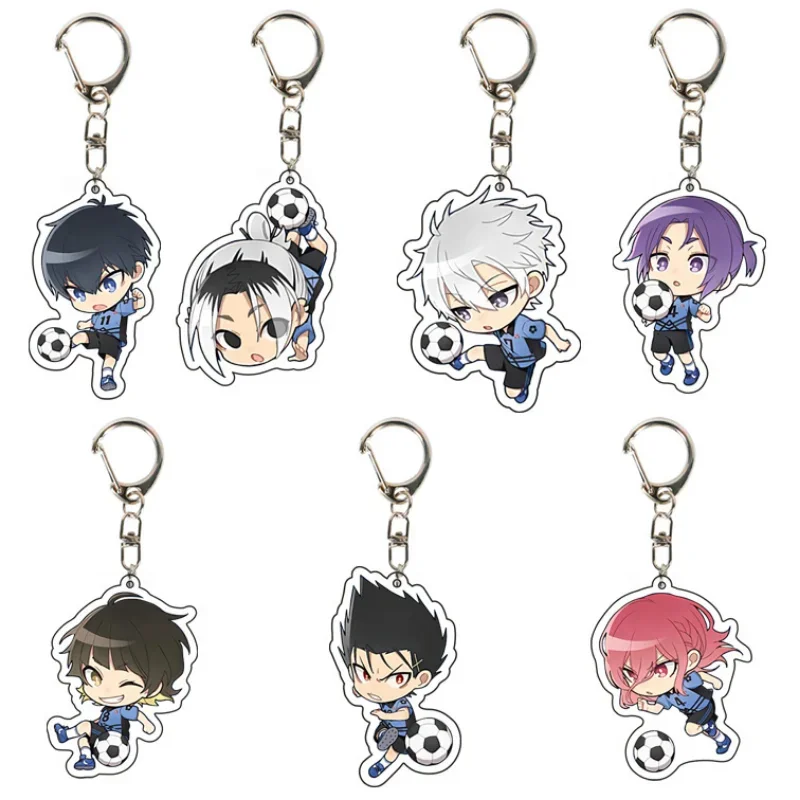BLUEs LOCK Goods 3pcs Set Isagi Yoichi Figure Badges