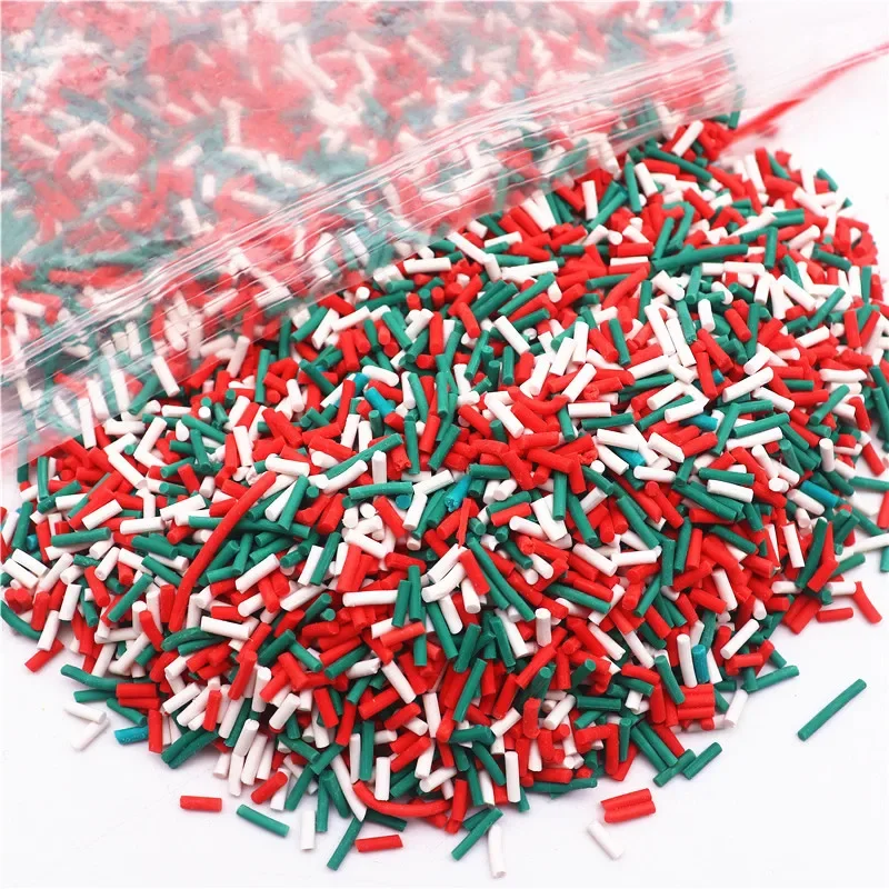 490g Großhandel 2-10mm lange Pastell Süßigkeiten Polymer Clay Scheiben Streu sel weiche Keramik heißen Ton DIY Handwerk Nail Art Dekoration – Detail 16