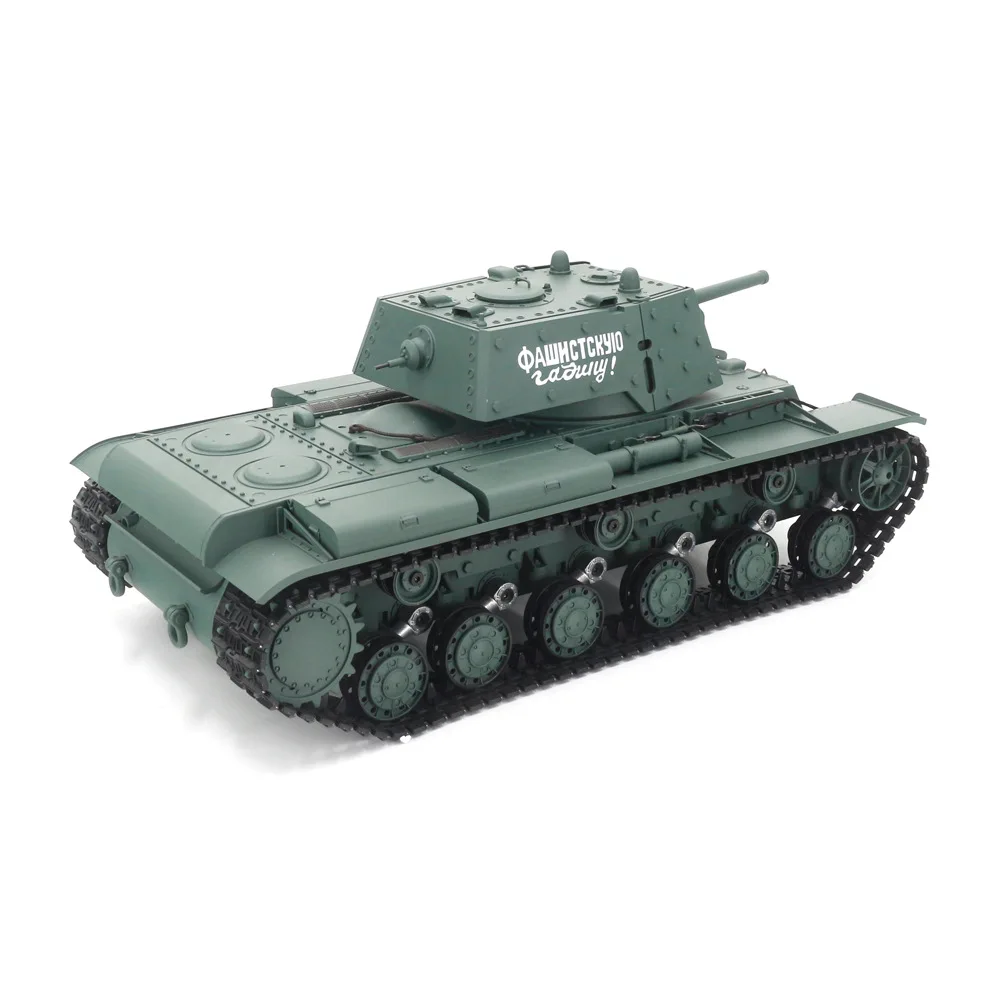 Henlong 3878-1 Tank Soviet Union Kv-1's Rc Heavy Rc Modle 1:16 Shootable Alloy Remote Control Electric Military Infrared Rtr Toy 4
