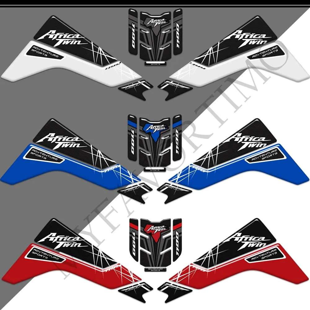 

Tank Pad Africa Twin Protectior Adventure ADV Visor Set Stickers Decal Kit For Honda CRF1100 CRF 1100 L