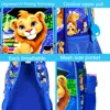 3Pcs Kids Backpack for Boys, 16" Lion Bookbag with Lunch Box, School Backpacks Set for Elementary Preschool Kindergarten 3