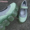 Bubble Sole Mary Jane Sneakers Round Toe Height Increasing Mixed Color Hook & Loop Slip-On Fashion Elegant Novelty Women Shoes 5