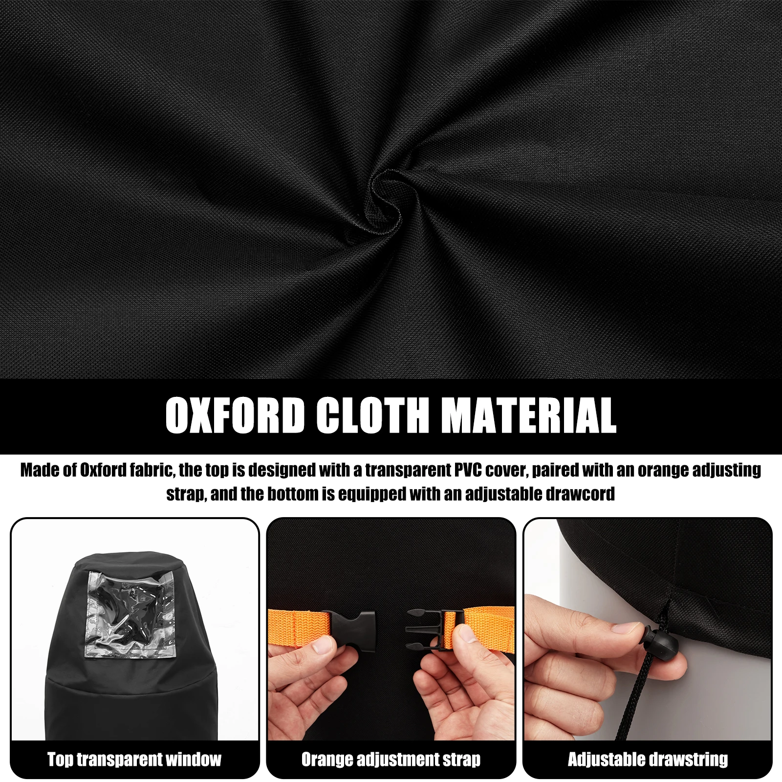 100 lb Propane Tank Cover Oxford Cloth Waterproof Thick Cover Camping Gas Stove Protective Cover Barbecue Kitchen Accessories